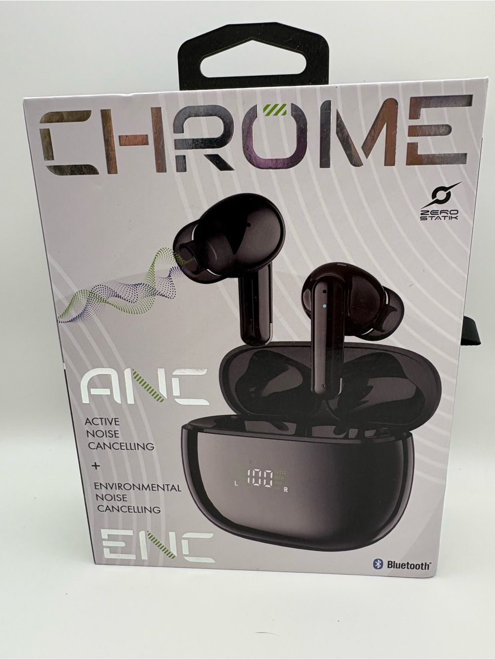 CHROME True Wireless ANC & ENC Earbuds in Black